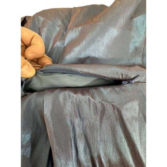 NWT!! "BILL LEVKOFF" Purple/Blue Iridescent Strapless Dress Prom Formal SZ 10 - Picture 7 of 16